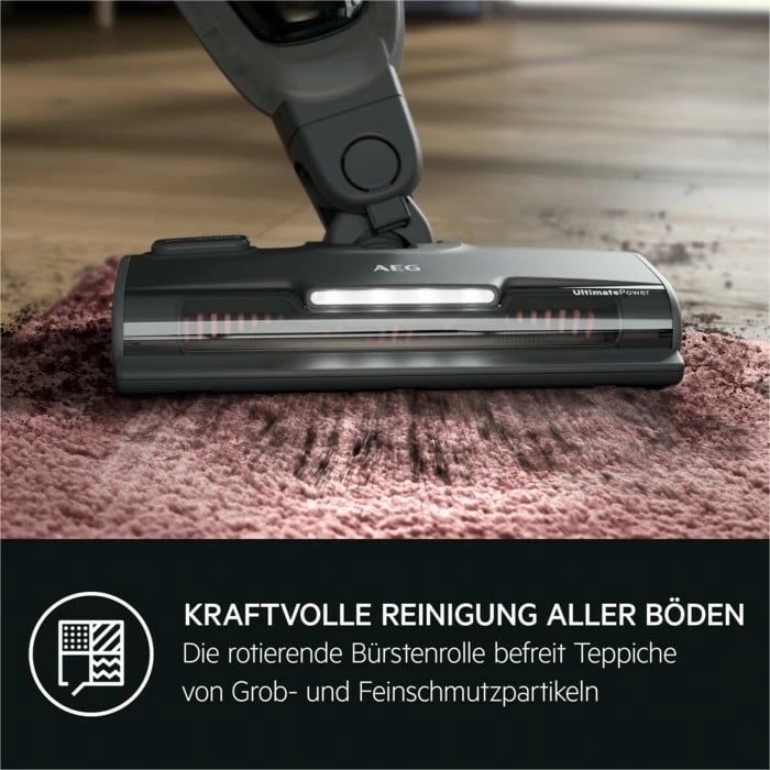 Fshesë me korrent stick AEG AS 52AB18UG 5000 Serie, 18V, 2Ah, gri