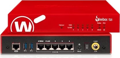 Firewall WatchGuard Firebox T25, pajisje rrjeti, e kuqe