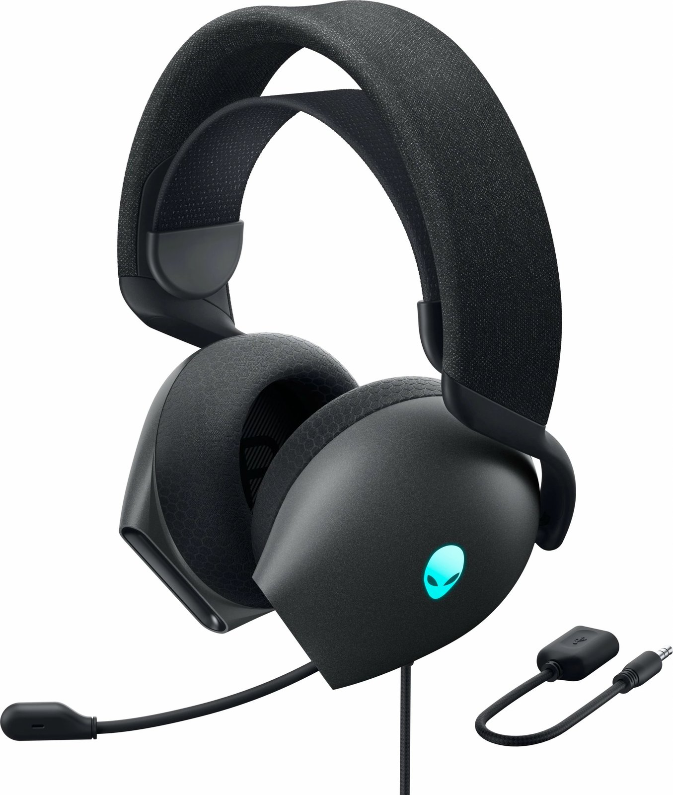 Kufje gaming Alienware Wired USB RGB 20, e zezë