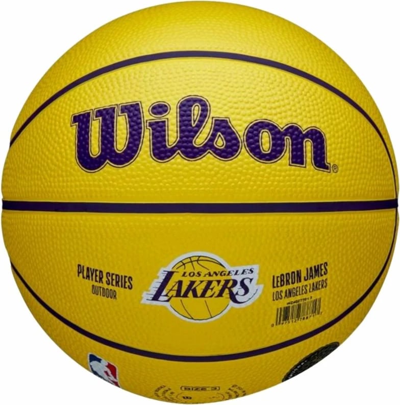 Top për basketboll Wilson LeBron James, e verdhë