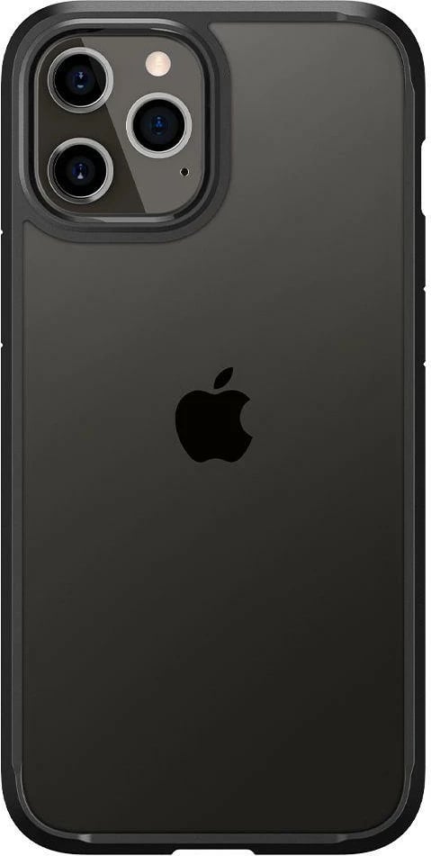 Mbështjellës Spigen Ultra Hybrid për iPhone 12 / iPhone 12 Pro, Matte Black