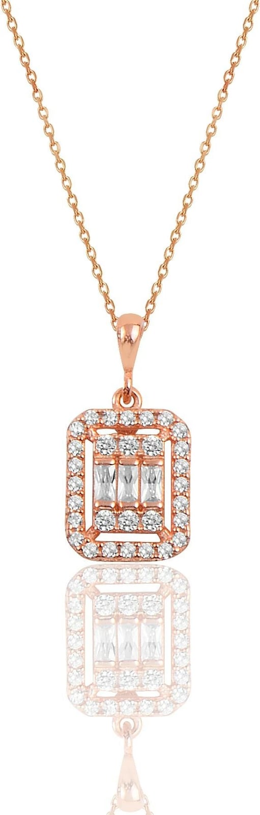 Varëse argjendi, ngjyrë rozë ari, Jumeon 10124ROS