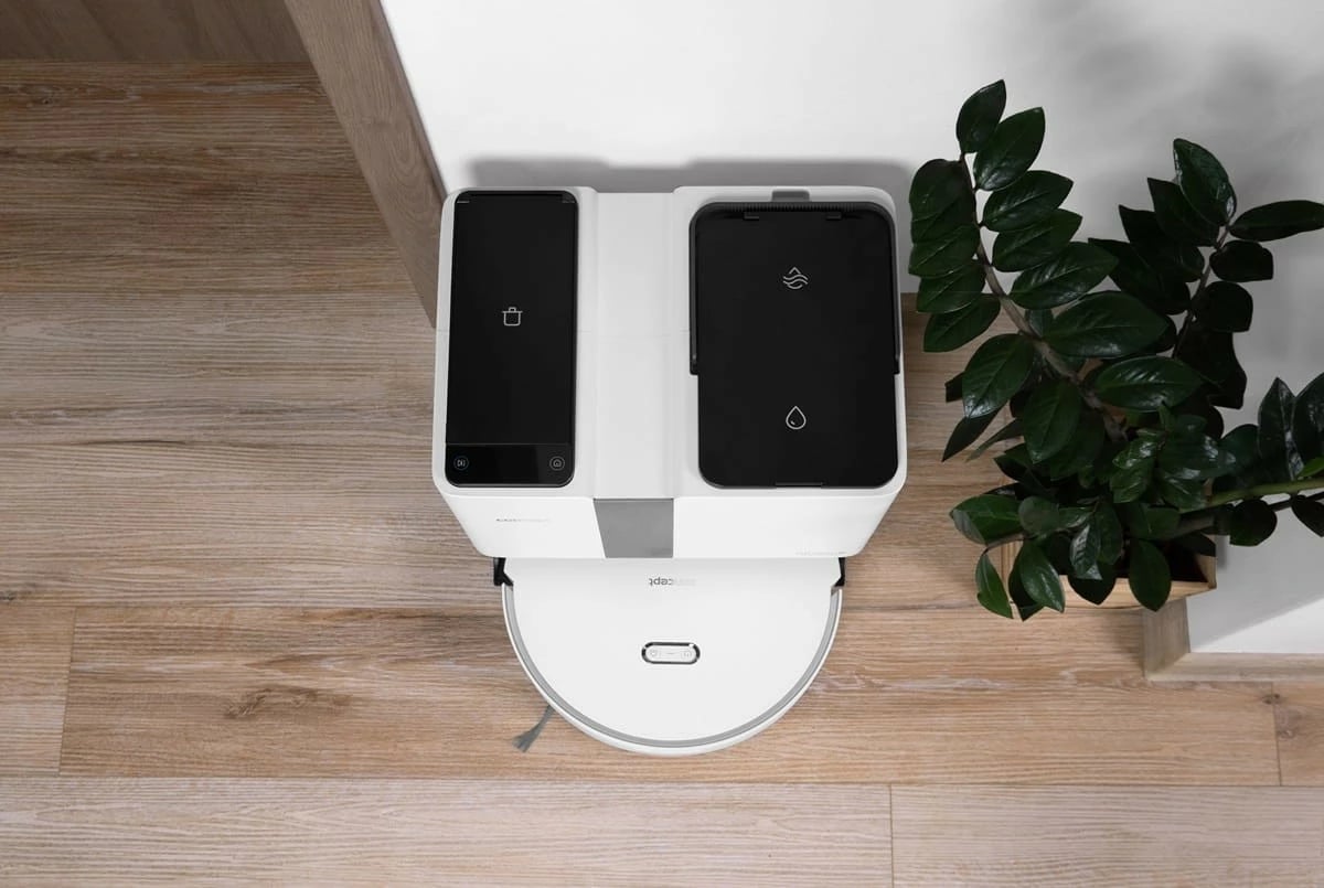 Robot fshesë-mop 2-në-1 Concept VR4050, 5000 Pa, bateri 270 min, rezervuar 300 ml, laser 3D, i bardhë