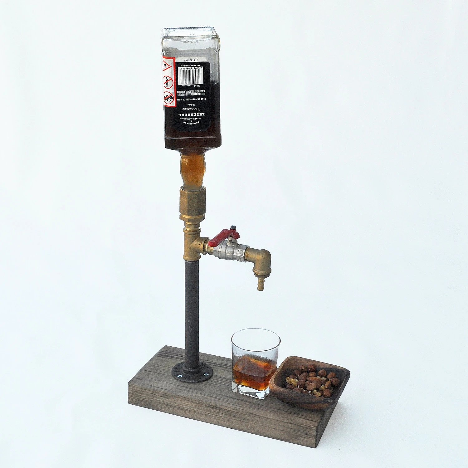 Dispenser pije, ngjyrë arre dhe ari, Skye Decor, Dsp003