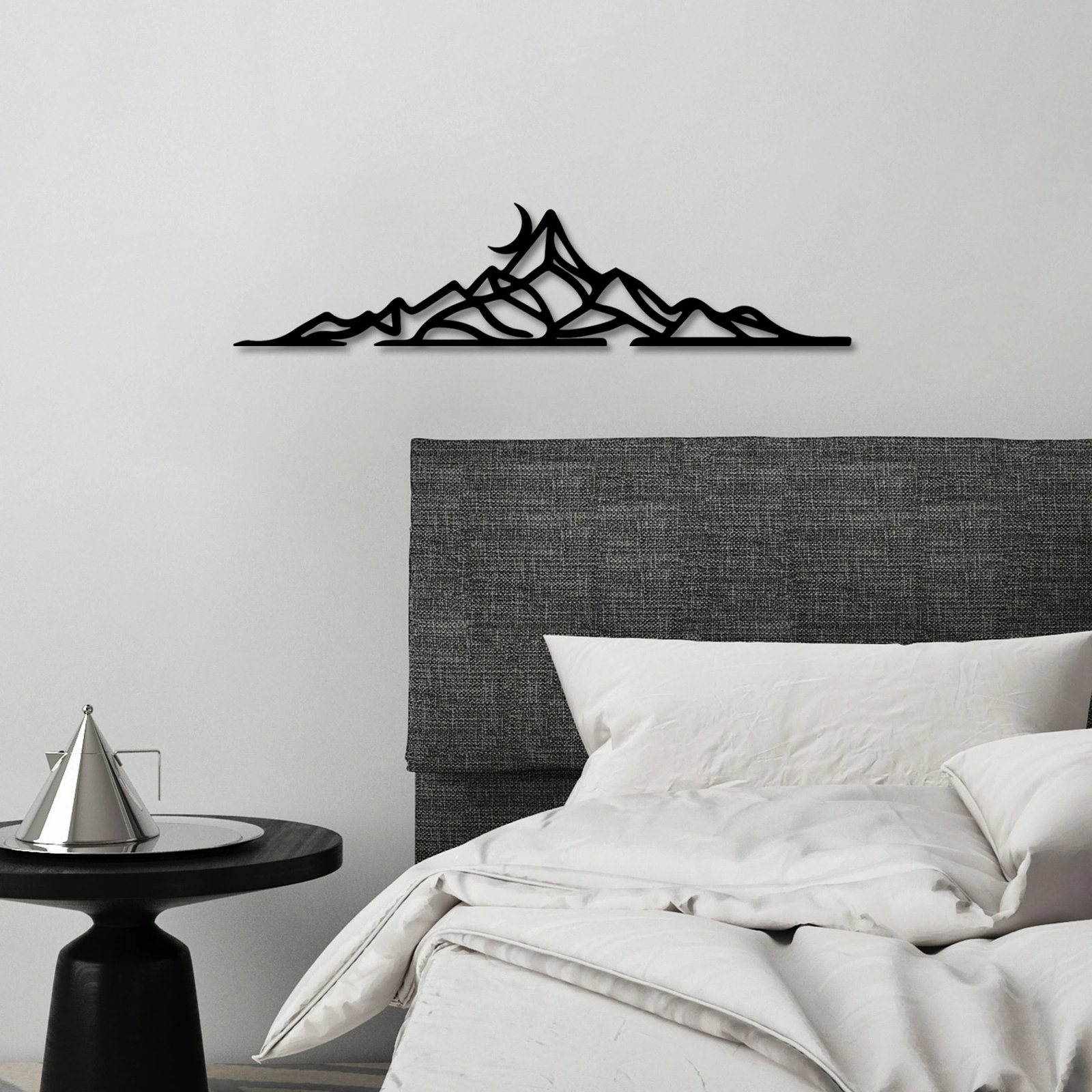 Aksesor dekorativ metalik për mur, peizazh, Wallity, Landscape 2