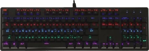 Tastierë mekanike gaming ART AK-51, me ndriçim, USB, e zezë