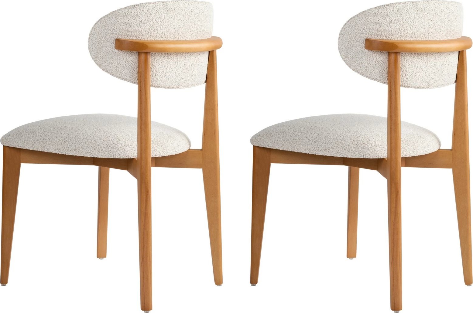 Set karrigash (2 copë), Skye Decor, Lionte, e bardhë, lis i errët