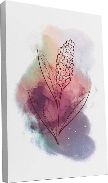 Set tablo me kornizë, Nerve, print digjital, shumëngjyrëshe, 50x2x70cm