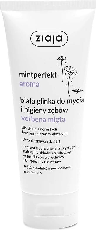 Pasta dhëmbësh Ziaja Mintperfekt Aroma White Clay unisex 100ml
