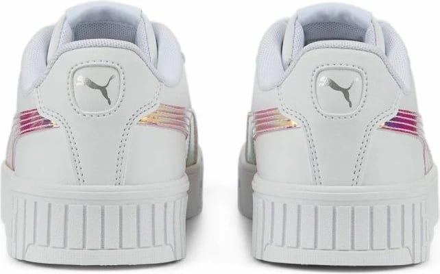 Atlete për femra dhe fëmijë Puma Carina 2.0 Holo Jr, të bardha