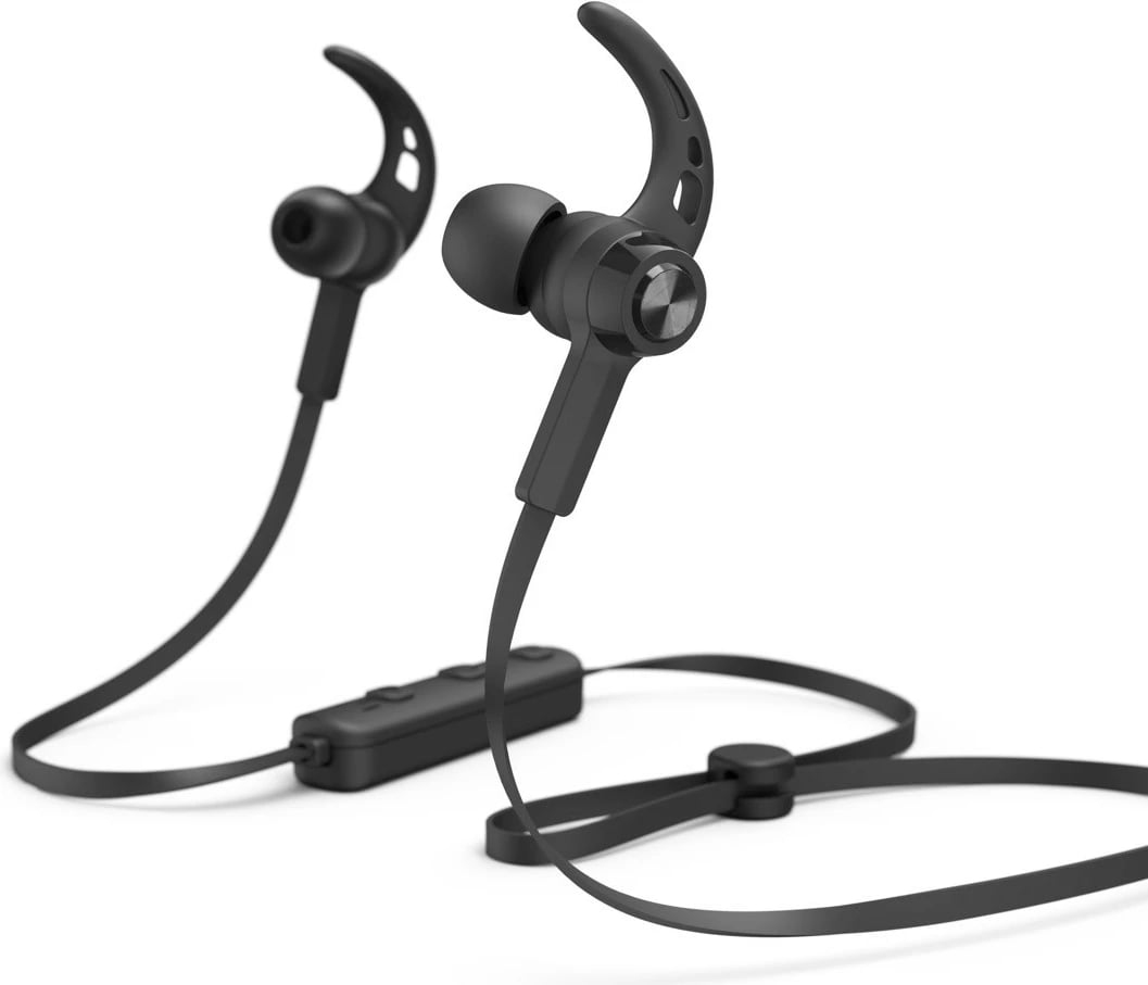 Kufje pa tela Hama Freedom Run II, in-ear me mikrofon, e zezë