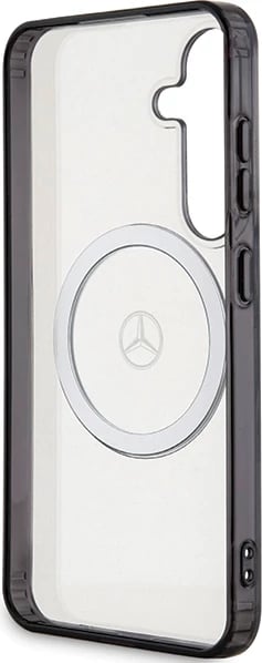 Mbështjellës Mercedes Printed Logo MagSafe për Samsung Galaxy S24, Transparent
