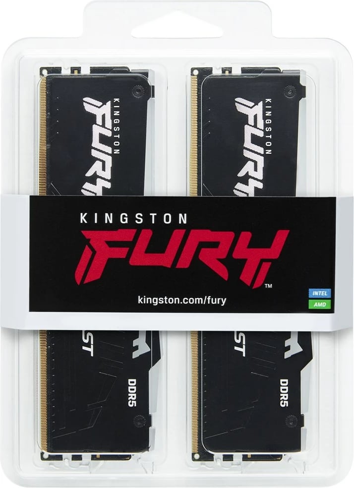 RAM Memorie Kingston Technology FURY RGB, 64GB DDR5, CL36 (2x32GB) RAM Memorie Kingston Technology FURY RGB, 64GB DDR5, CL36 (2x32GB)