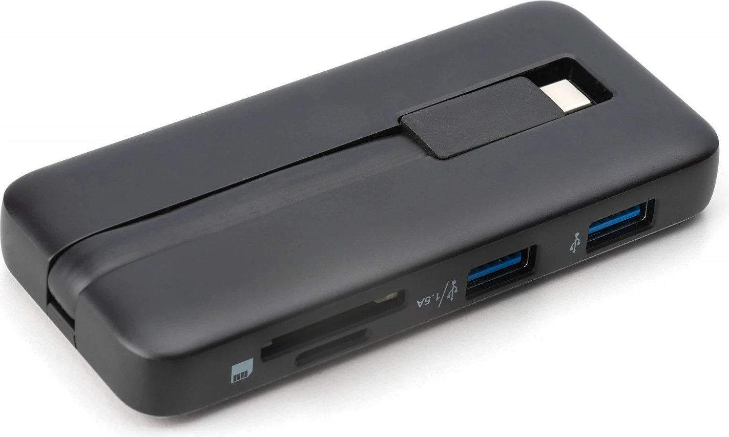 Docking station Digitus DA-70916, 7 porta, USB Type-C, HDMI 4K/60Hz, PD 3.0, e zezë/gri