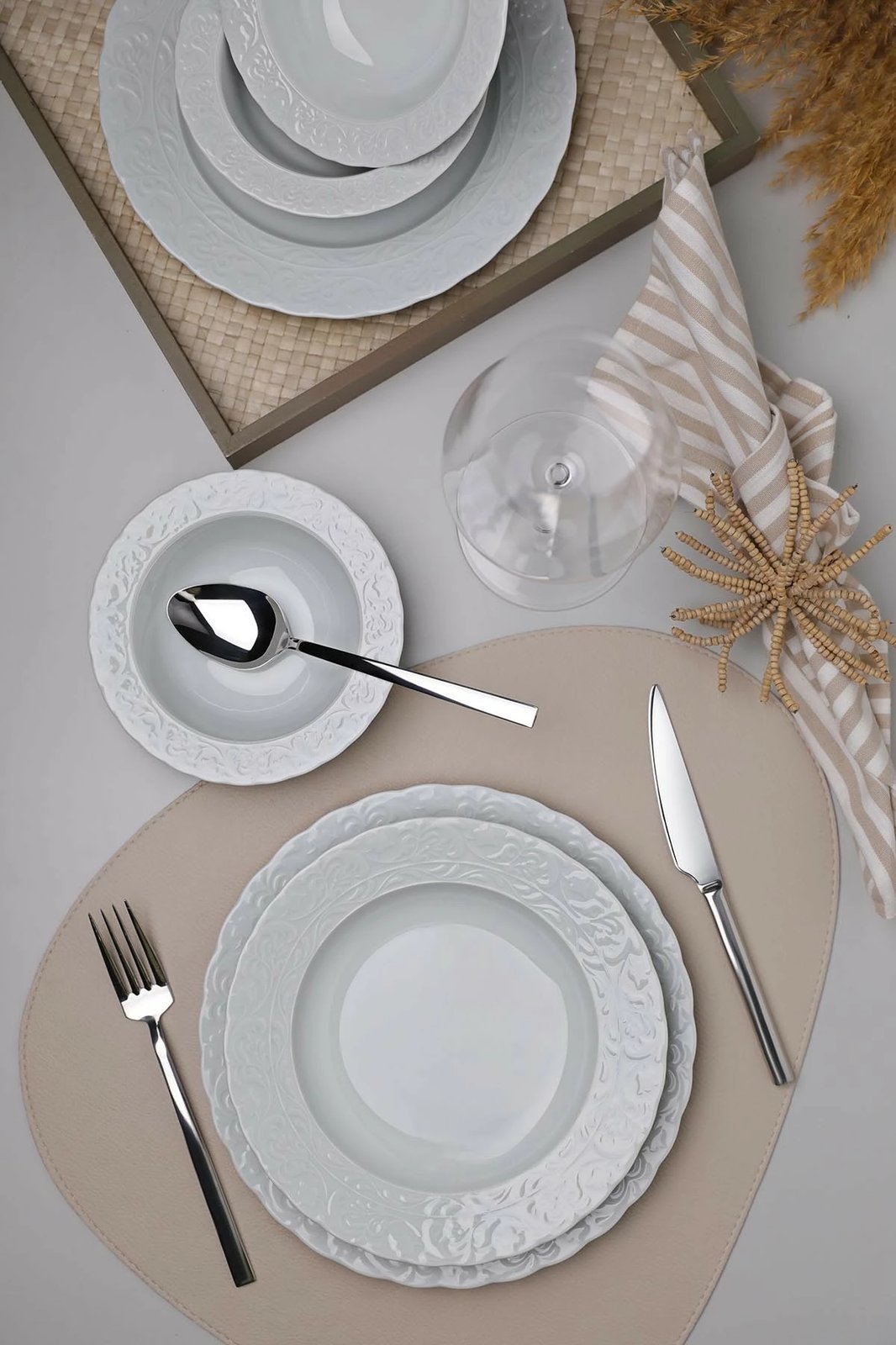 Set enësh për drekë (18 copë), Hermia, BSK18Y400