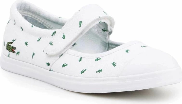 Këpucë lifestyle Lacoste për fëmijë, të bardha