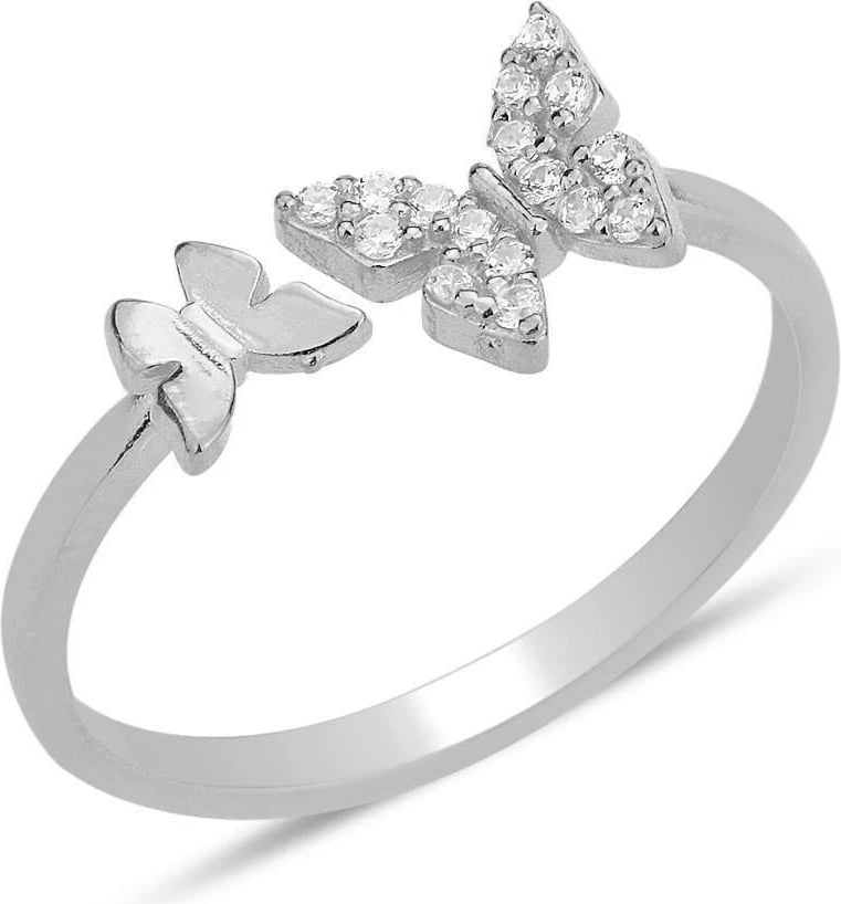 Unazë argjendi me flutura, Jumeon, SGTL12226, argjend