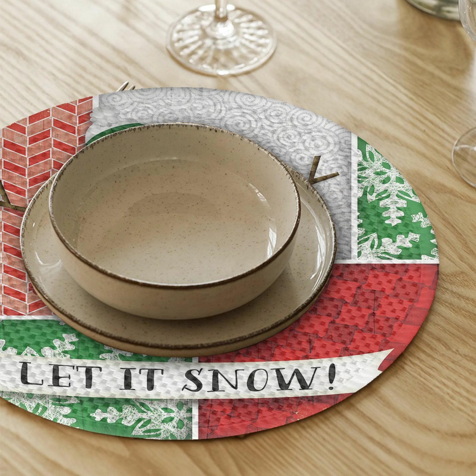 Set 4 nënshtrues tavoline Hermia Concept, shumëngjyrësh, 37cm, 2344Supla