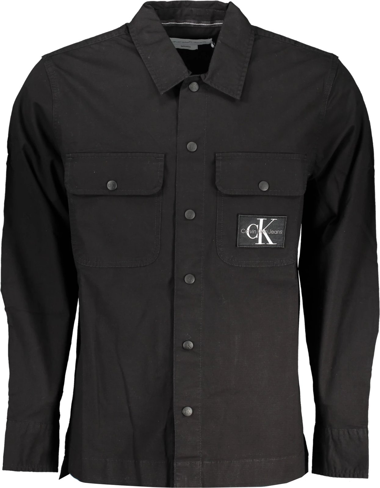Këmishë për meshkuj Calvin Klein, e zezë