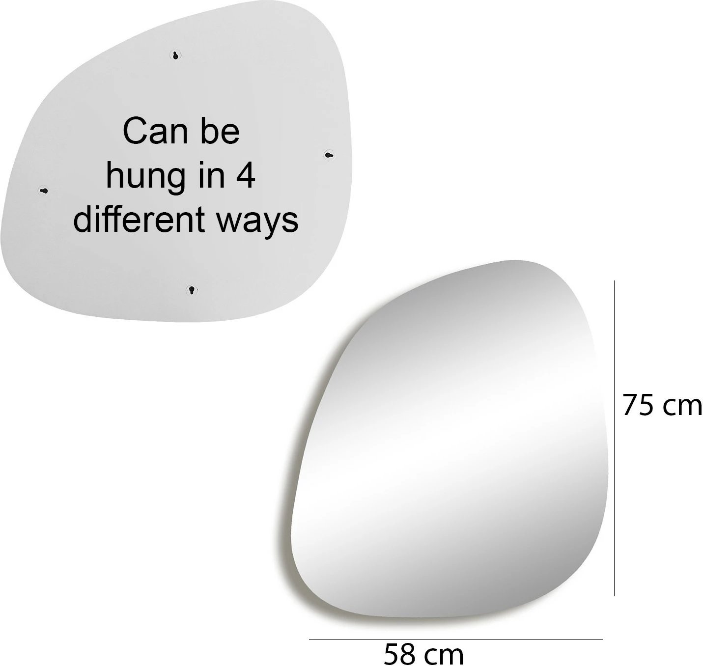 Pasqyrë Hanah Home, Soho, ngjyrë ari