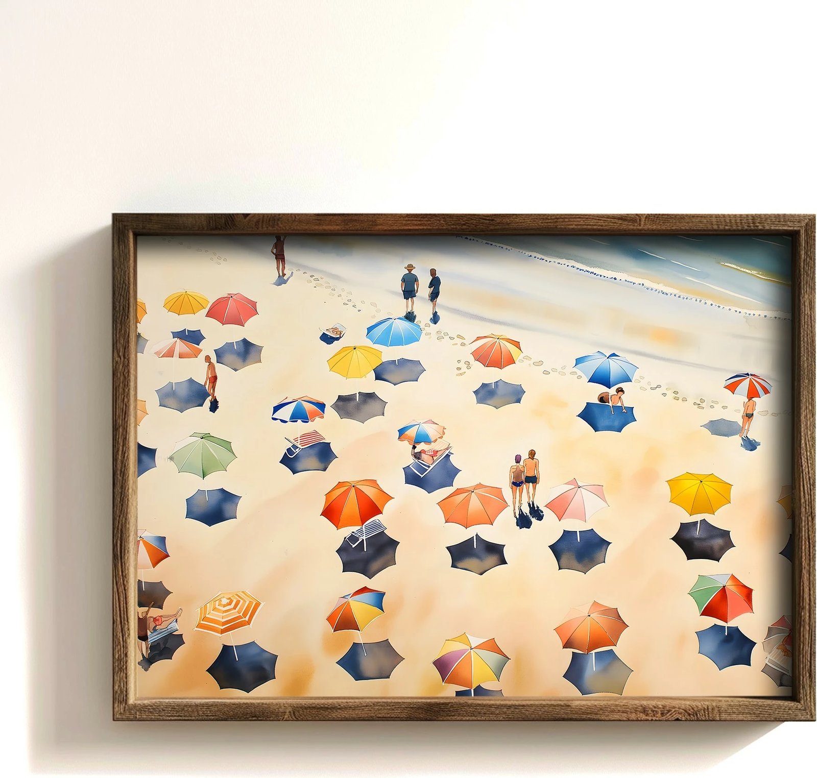 Pikturë dekorative me kornizë MDF, shumëngjyrëshe, Wallity GE096-L