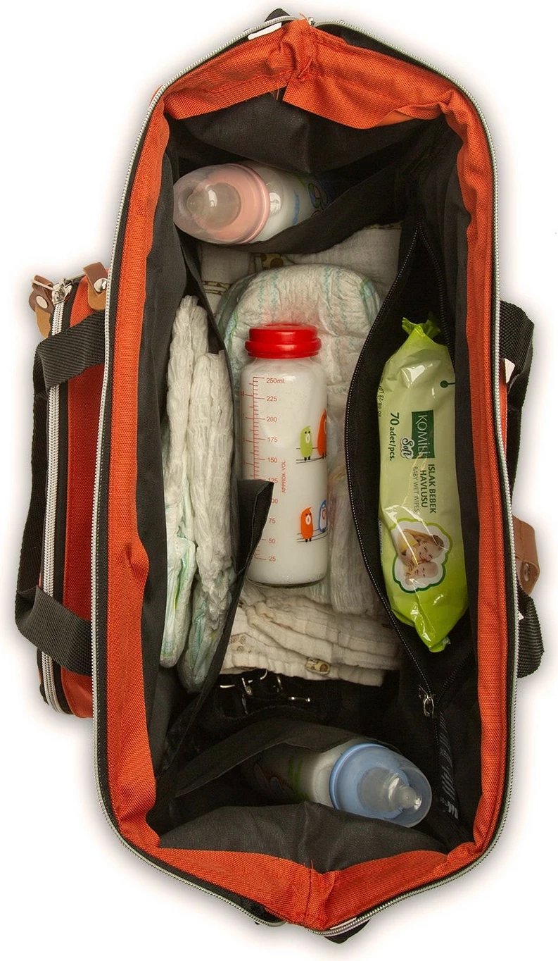 Çantë për pelena, ngjyrë e kuqe 'Tile', Zoozie Bags, 2154 - 83275