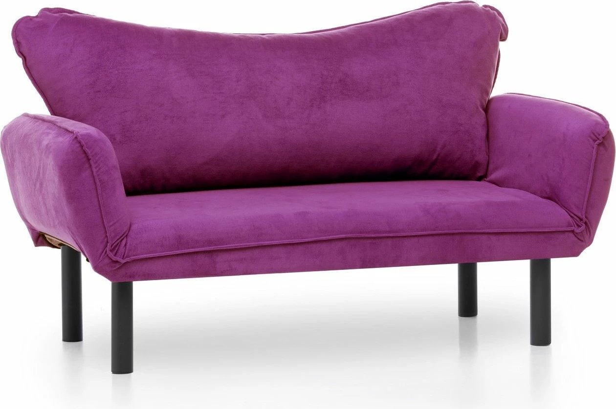 Divan-krevat 2 vende, Atelier del Sofa, Chatto, ngjyrë vjollcë