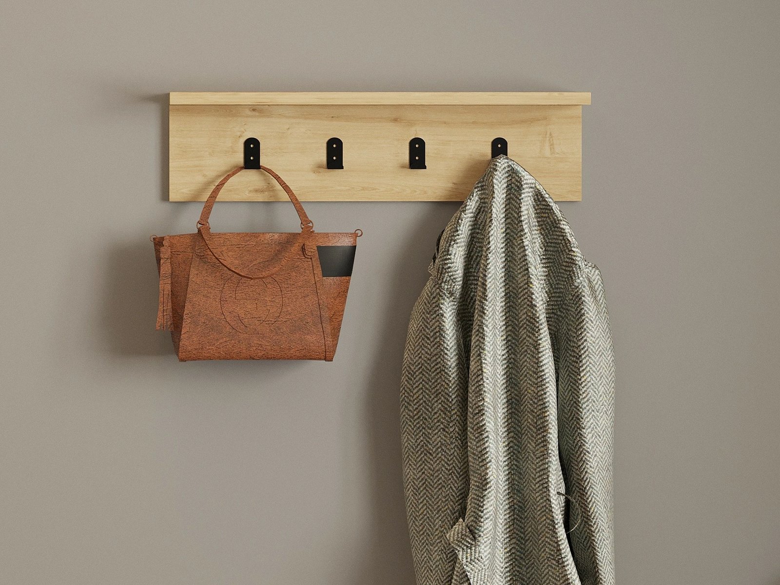 Raft muri Ayla, ngjyrë Sapphire, Hanah Home