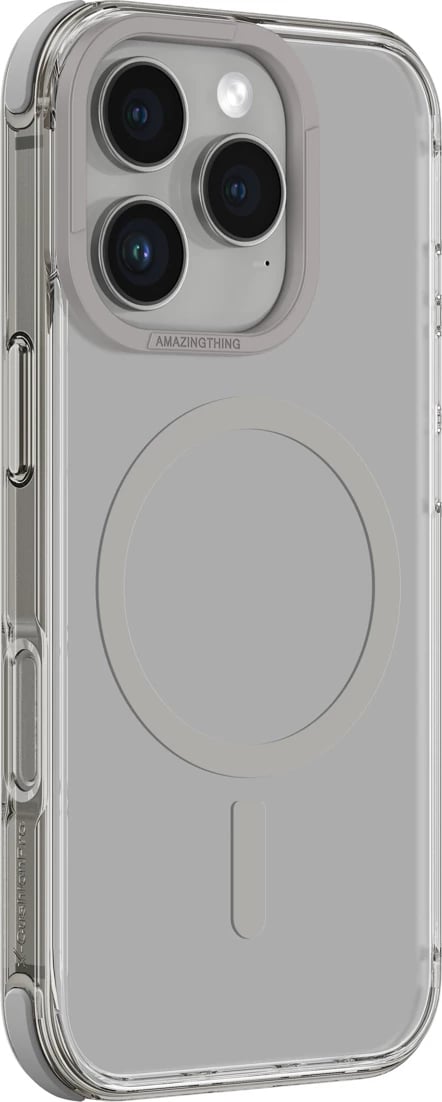 Mbështjellës AmazingThing Omni Mag Case për iPhone 16 Pro Max, Gri