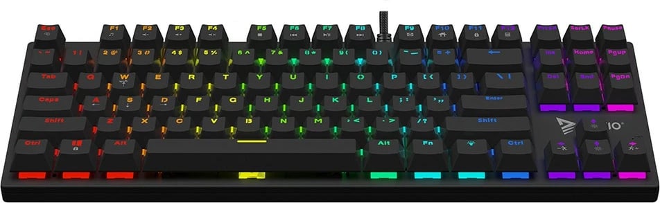 Tastierë mekanike Savio Tempest X2, Outemu Red, RGB, me kabllo, e zezë Tastierë mekanike Savio Tempest X2, Outemu Red, RGB, me kabllo, e zezë