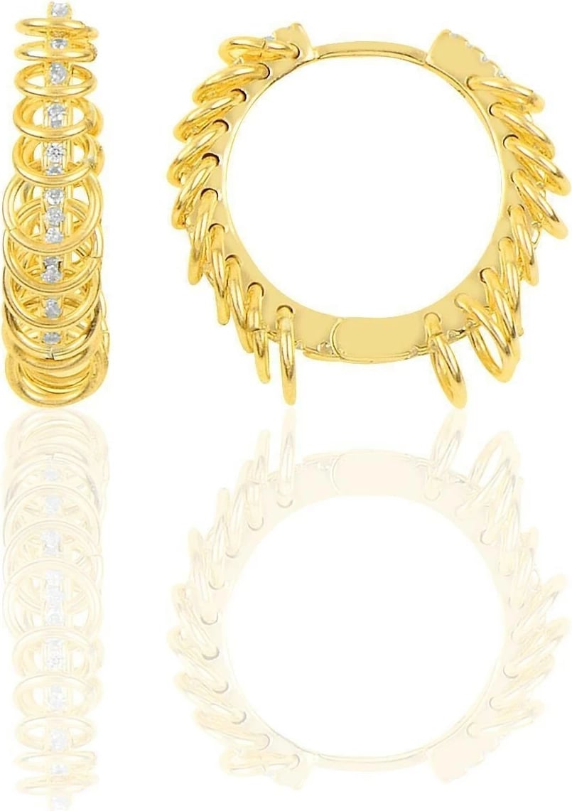 Vathë argjendi Jumeon, ngjyrë ari, SGTL10259, 22mm