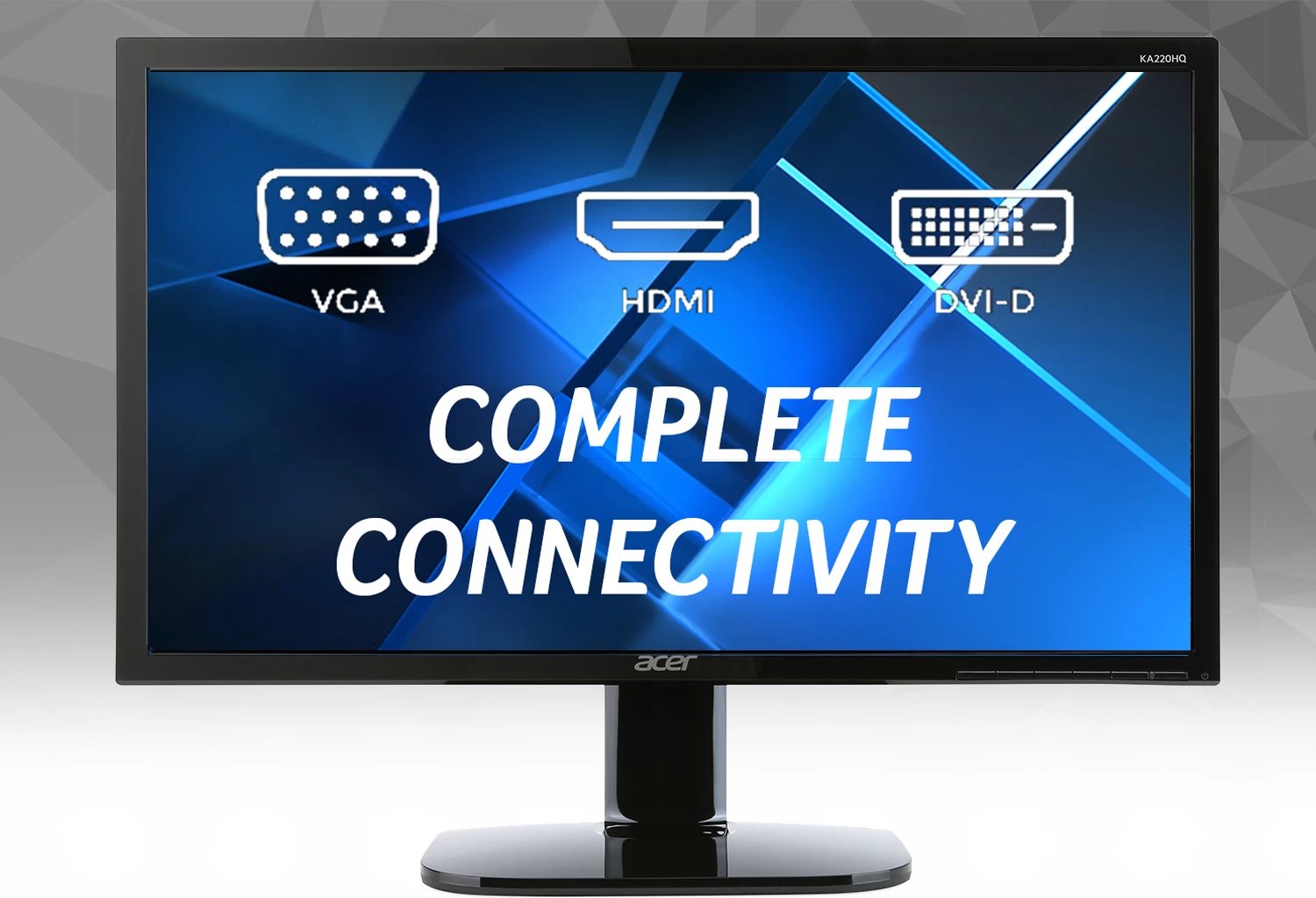 Monitor Acer, KA220HQBID, 21.5", i zi