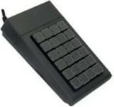 Tastierë mini Cherry ACTIVE KEY, 24 taste të programueshme, USB, e zezë
