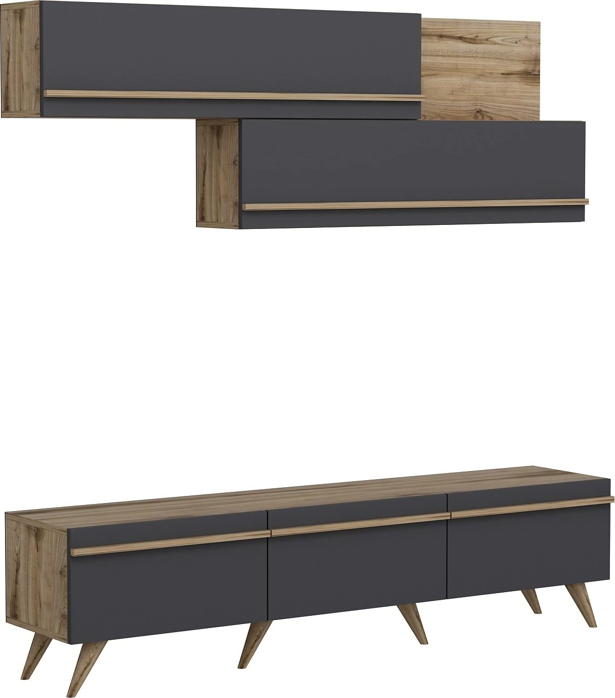 Njësi TV Skye Decor, Amsterdam - antracit, Ciragan