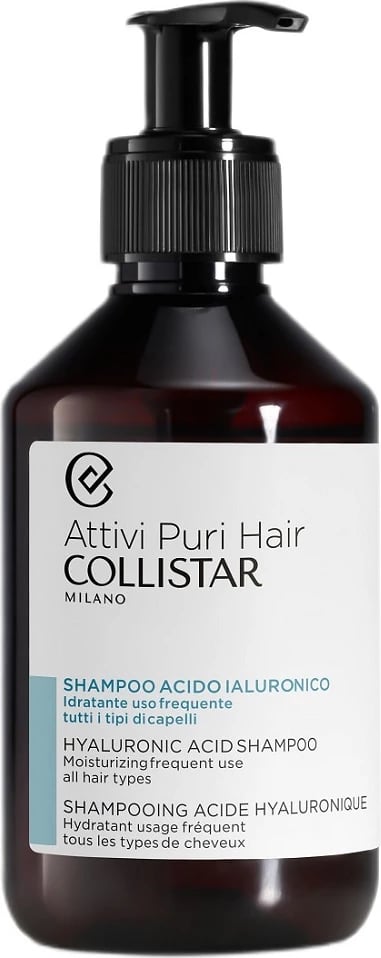 Shampon për femra Collistar Pure Active Hair Shampoo me Acid Hialuronik, 250ml