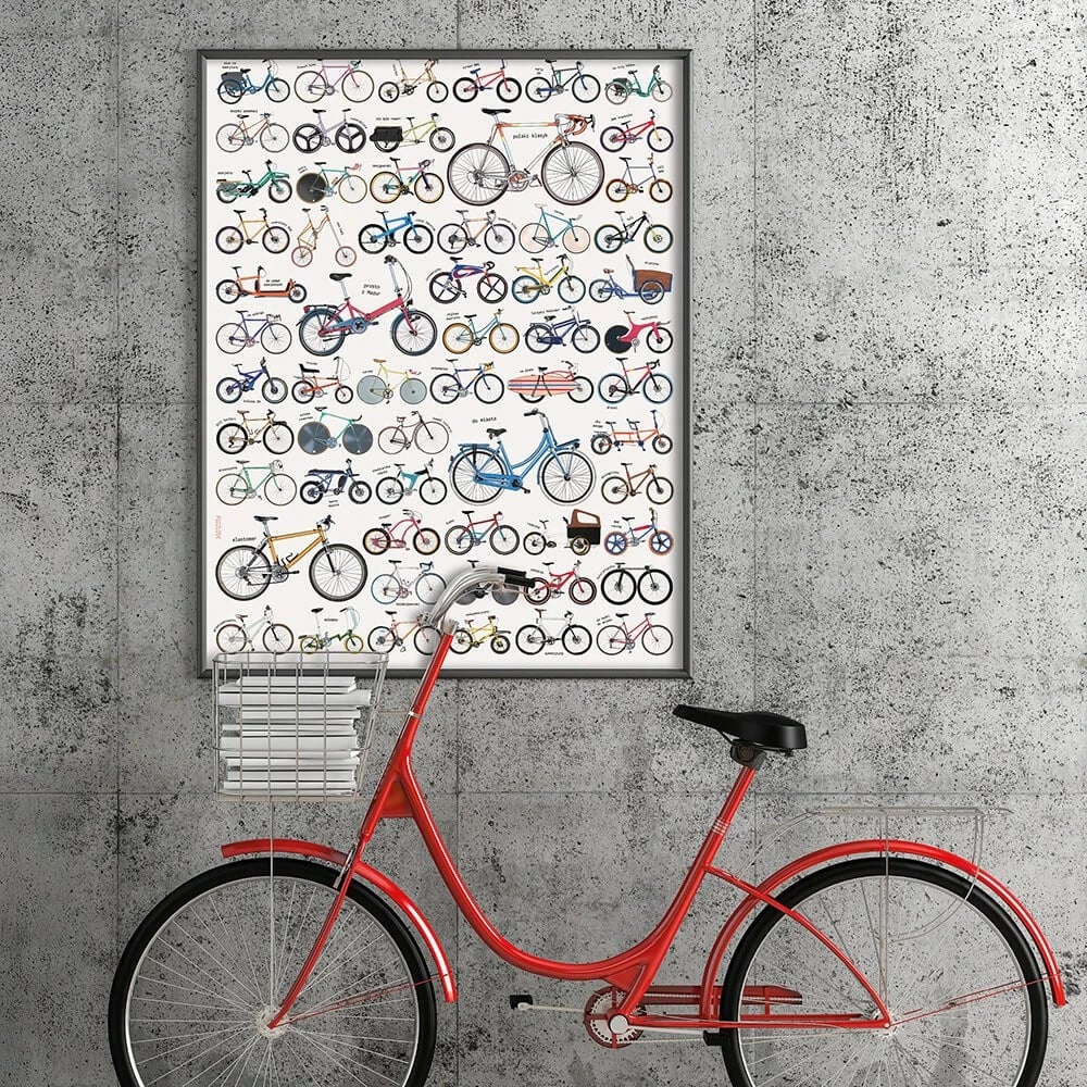 Puzzle 1000 pjesë CzuCzu Puzzlove Bicycles, 48x68cm