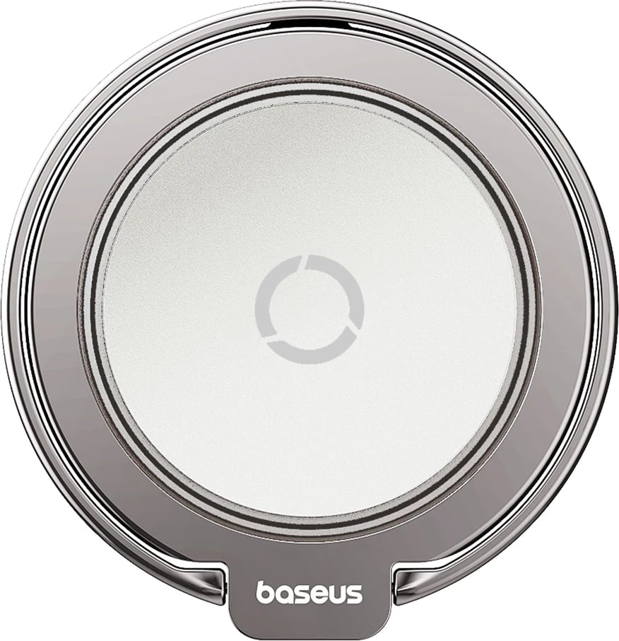 Mbështjellës magnetik Baseus MagPro II me qëndrus, për MagSafe, Titanium