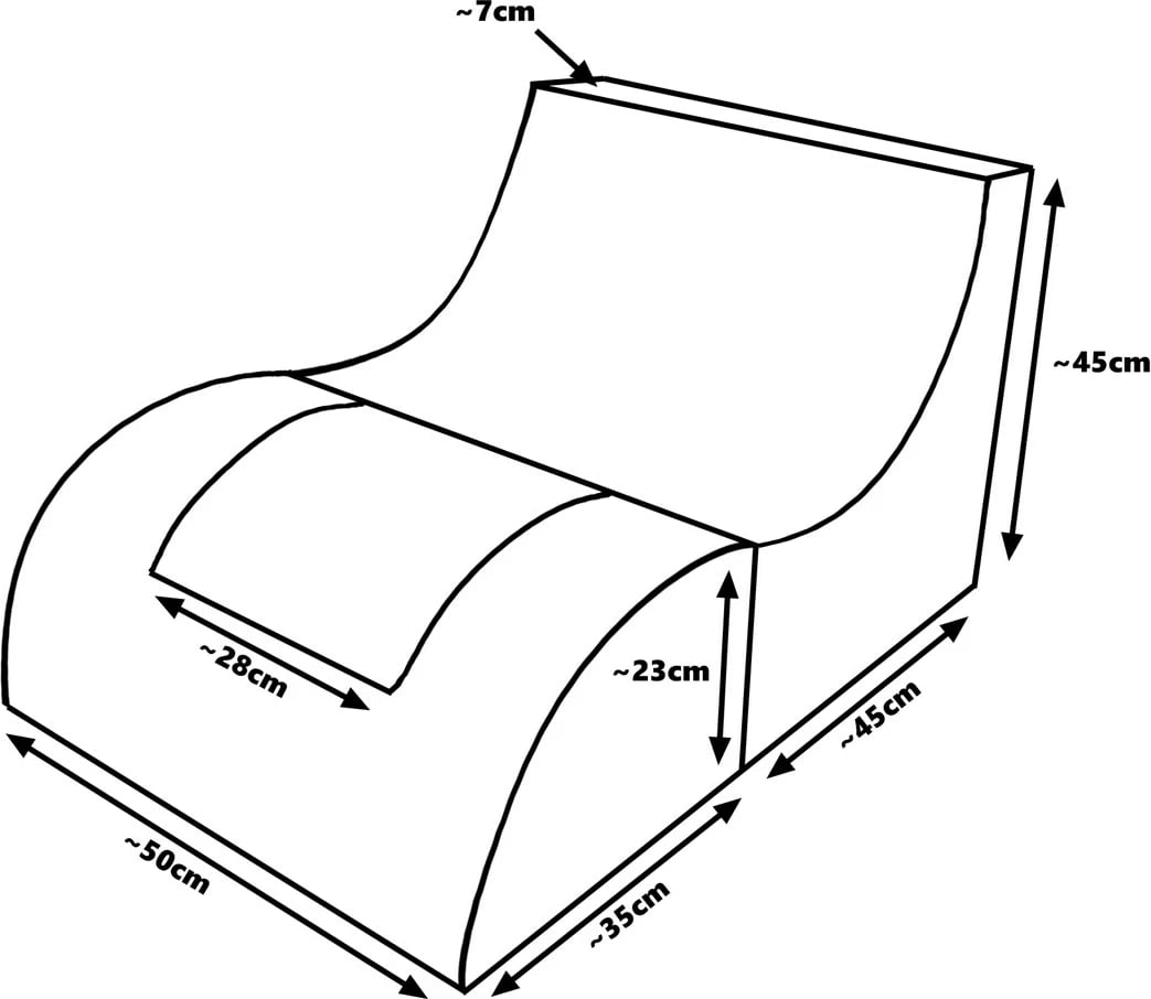 Karrige e palosshme për fëmijë, Vell, shkumë poliuretani, 2‑në‑1 karrige + kub, mbështetëse krahu palosëse, mbulesë e heqshme, gri