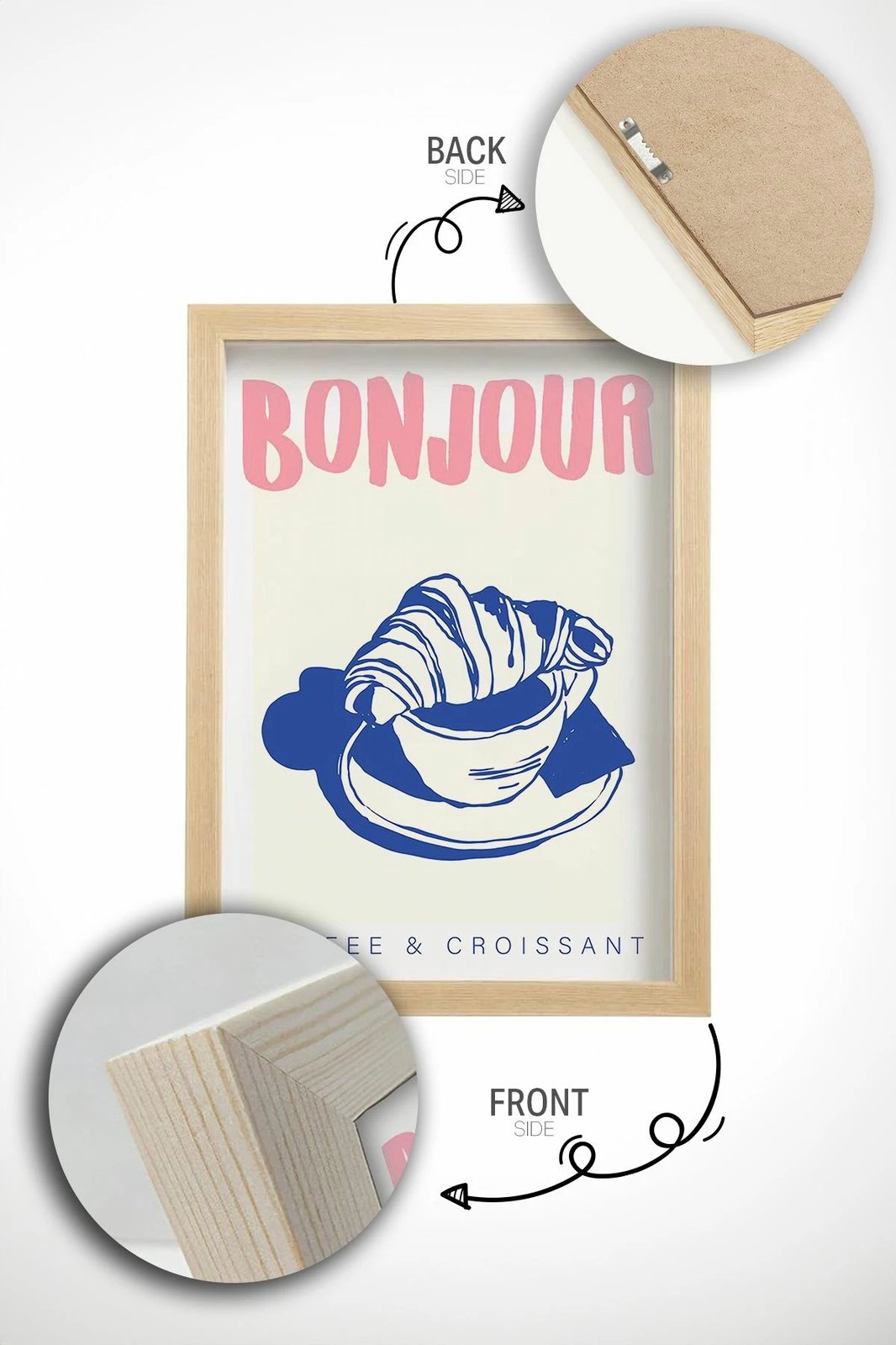 Pikturë dekorative me kornizë, Wallity, Ersy1Ham15