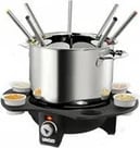 Set fondue UNOLD 48645, 8 persona, 1.5 L, i zi, argjendtë