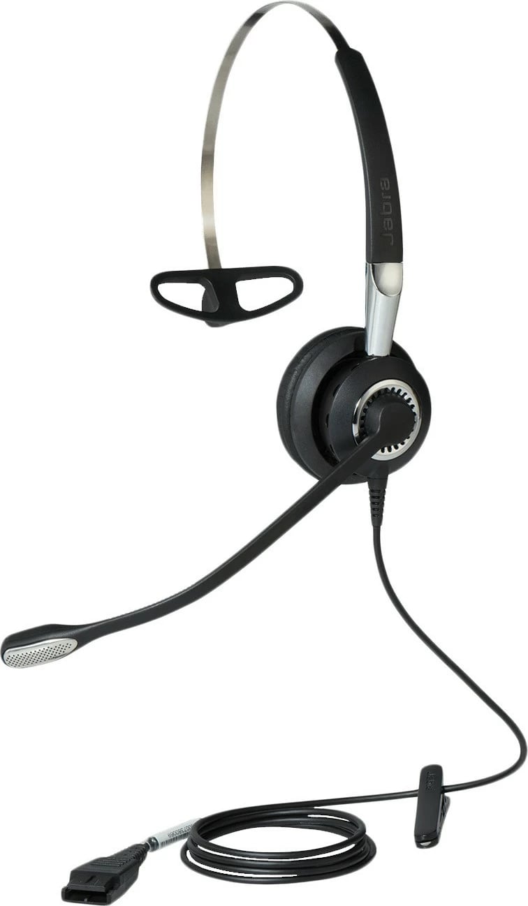 Headset Jabra BIZ 2400 II Mono, Wired, Office/Call center, 54 g, Black, Silver