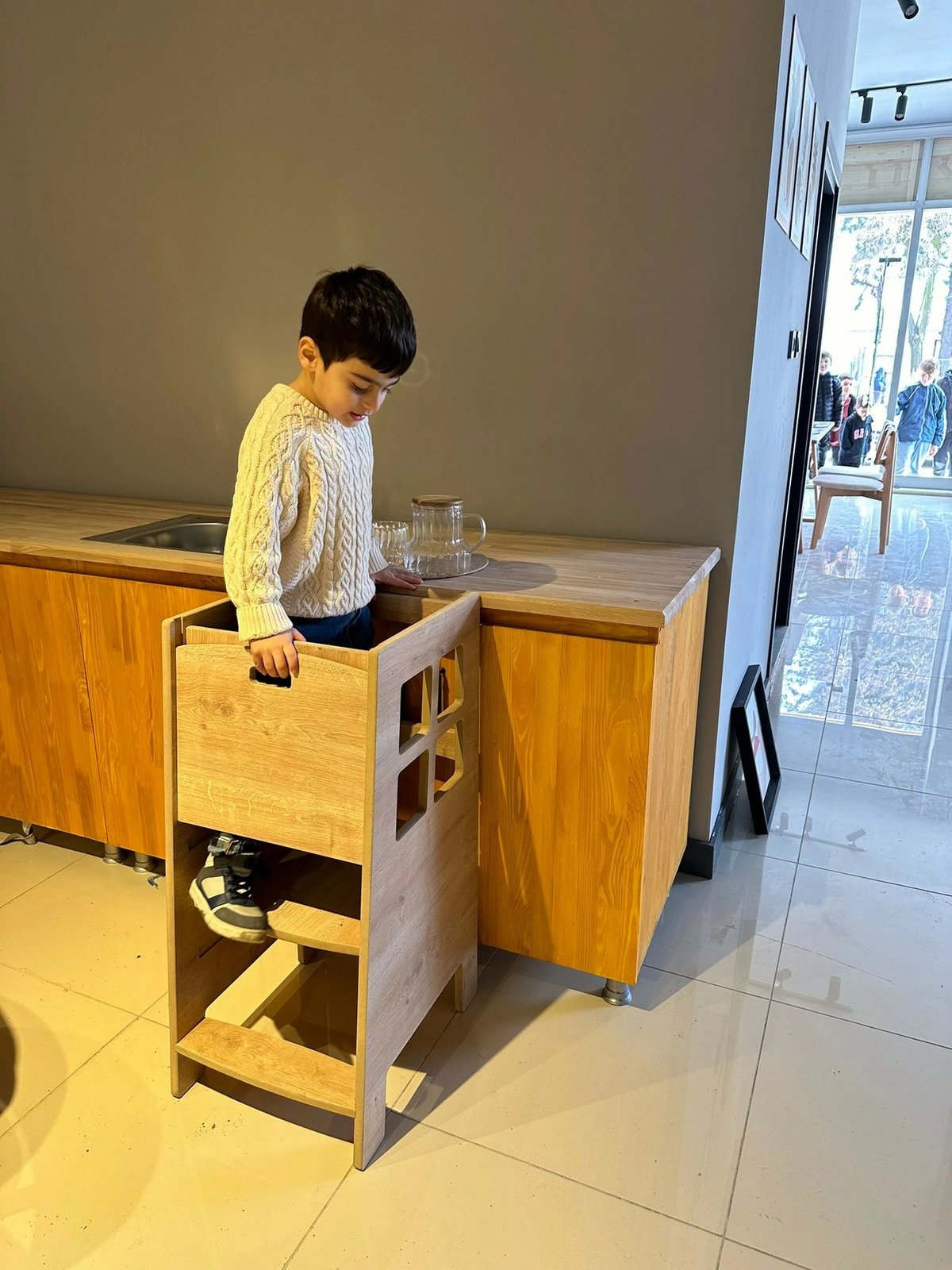 Kullë edukative për fëmijë, ngjyrë kafe, Hanah Home