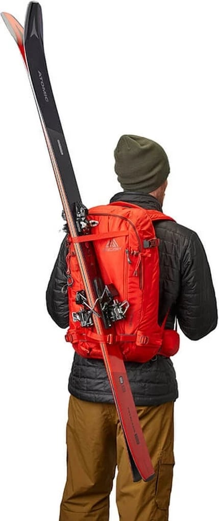 Çantë shpine Gregory Targhee 26 për skydiving, Lava Red