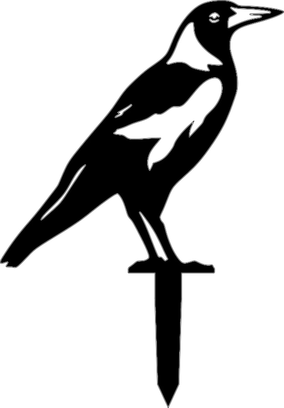 Objekt dekorativ për kopsht, dizajn Aberto, Zogu 02