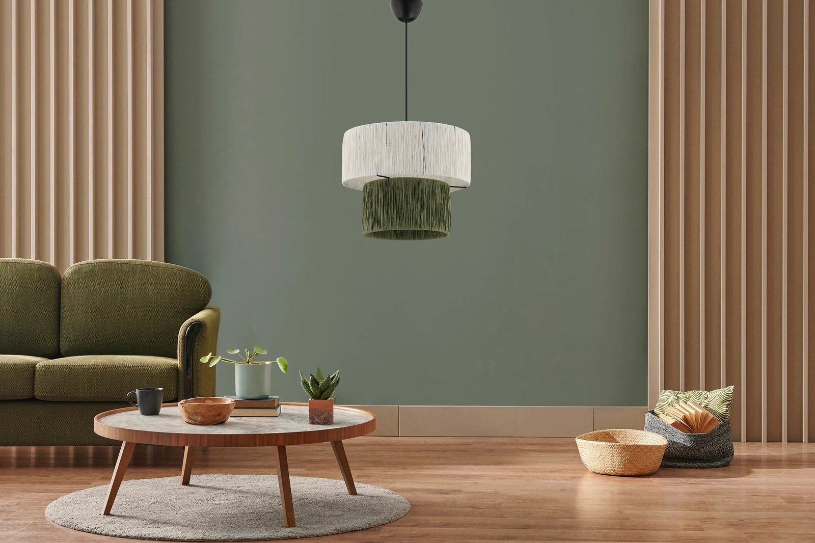 Llambë tavani Opviq Kat, e gjelbër, e bardhë