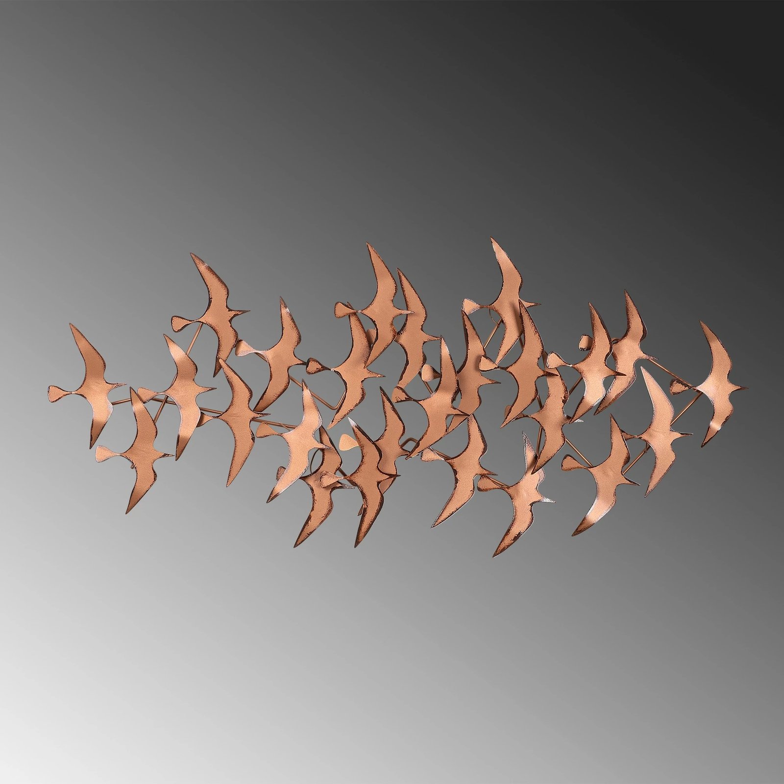 Aksesor dekorativ metalik për mur, Wallity, Martılar