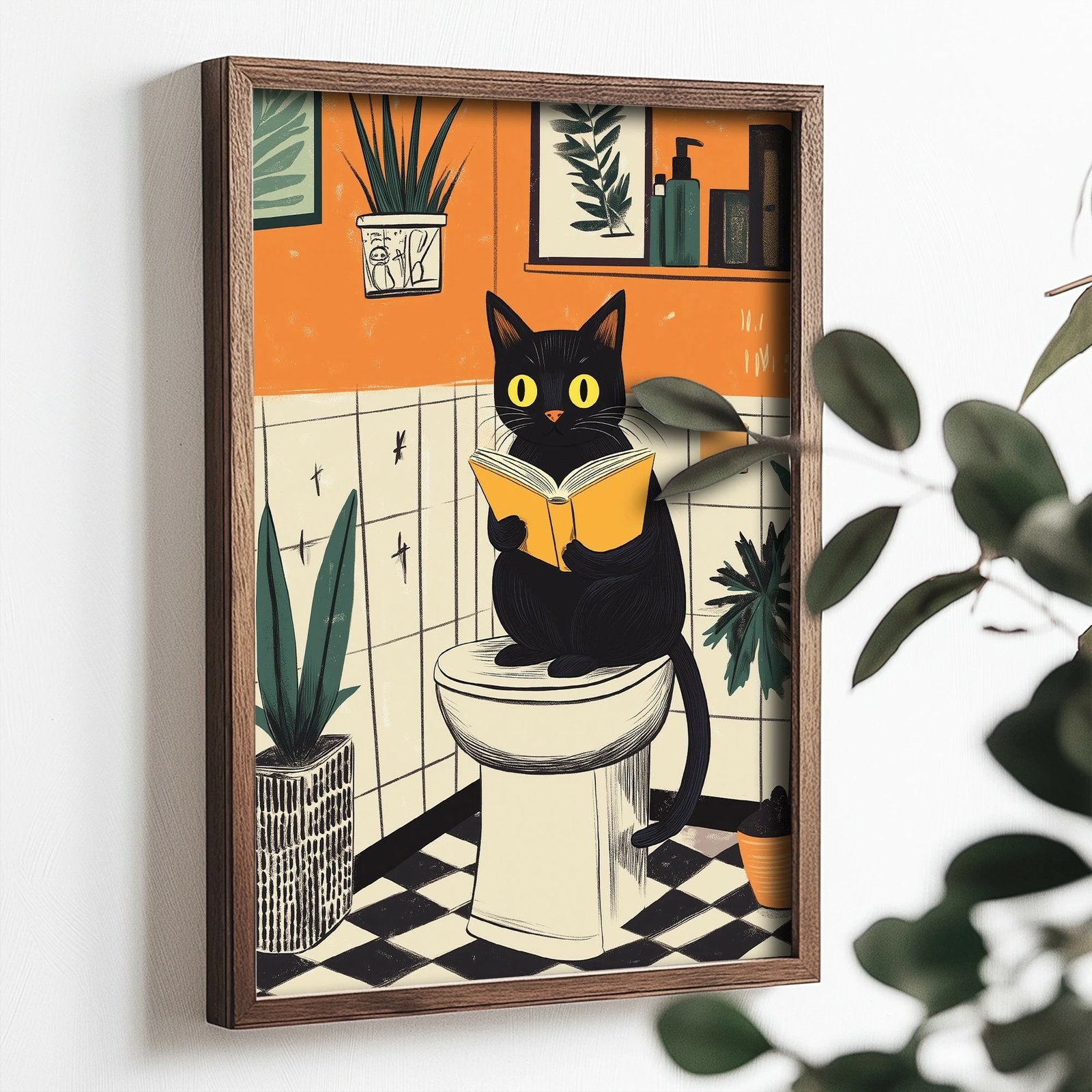 Pikturë dekorative me kornizë MDF, shumëngjyrëshe, Wallity, TUN007-XL, 50x70x3.5cm