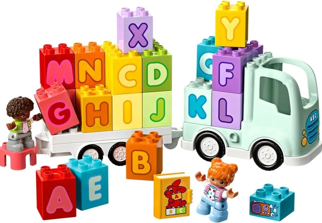 Set lodrash LEGO DUPLO 10421 Kamion me Alfabet, plastikë, 36 pjesë, për fëmijë 2+ Set lodrash LEGO DUPLO 10421 Kamion me Alfabet, plastikë, 36 pjesë, për fëmijë 2+
