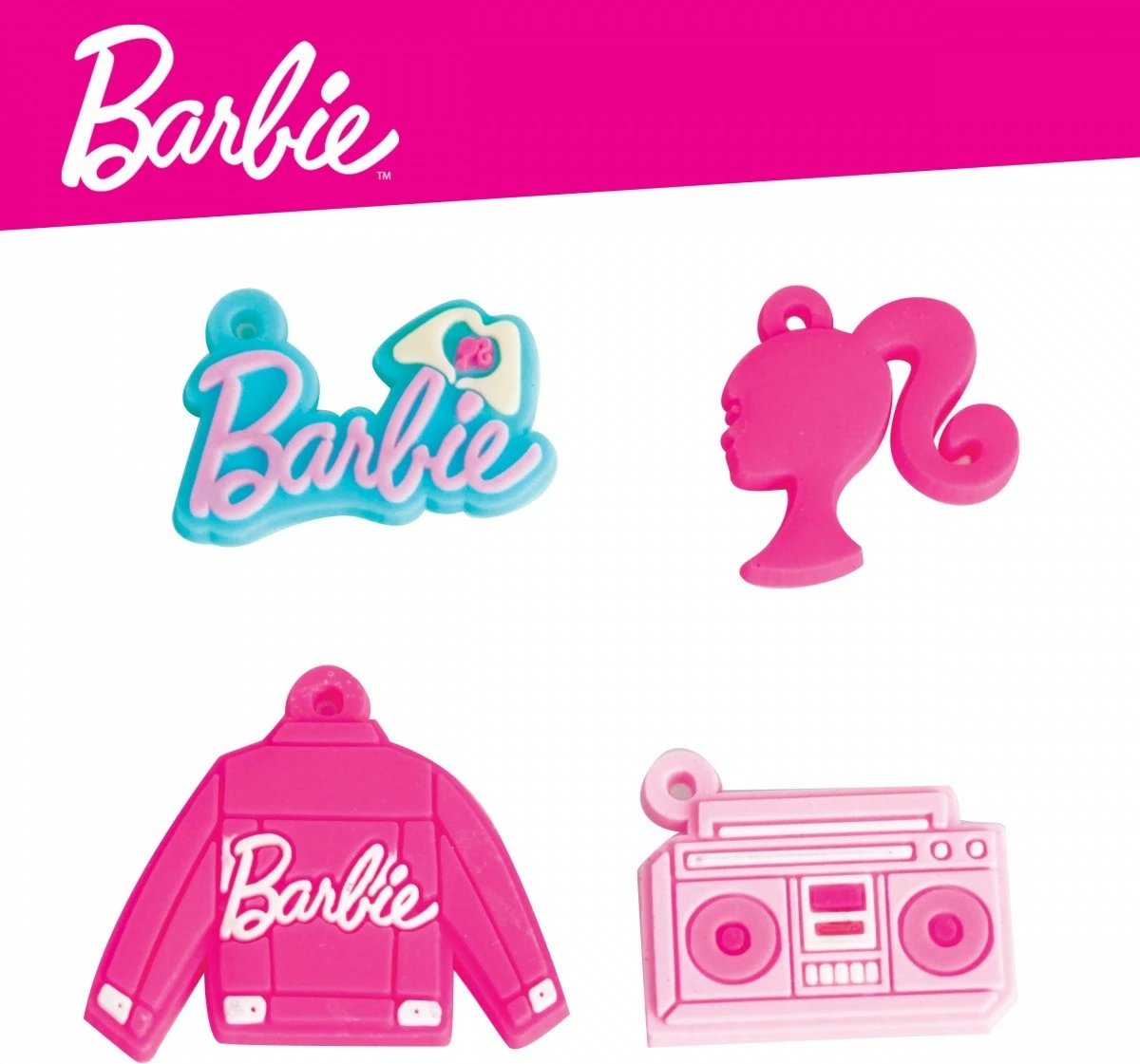 Set bizhuterish Barbie Lisciani 304-99375 me çantë, për vajza, Multikolor