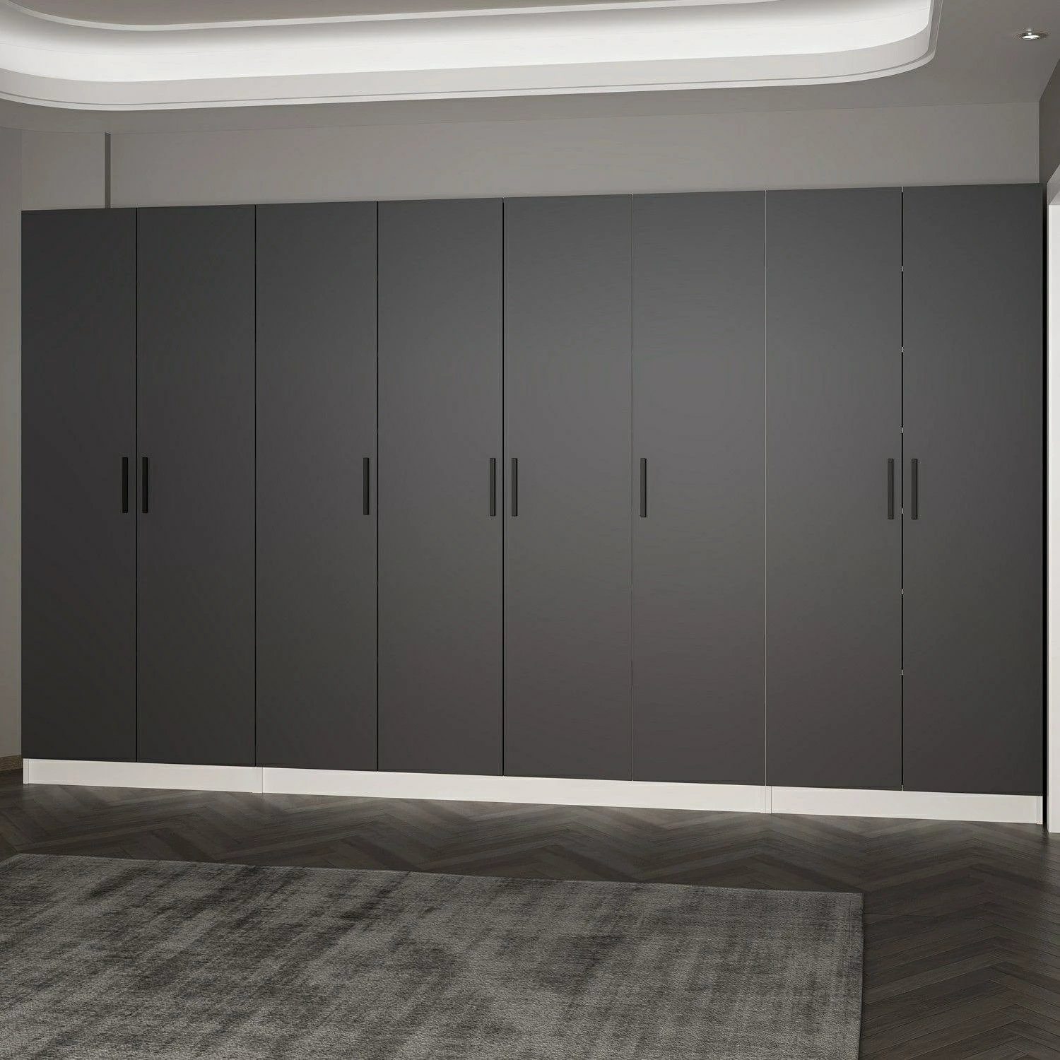 Stendë korridori Skye Decor, ngjyrë antracit, Noah - 8217